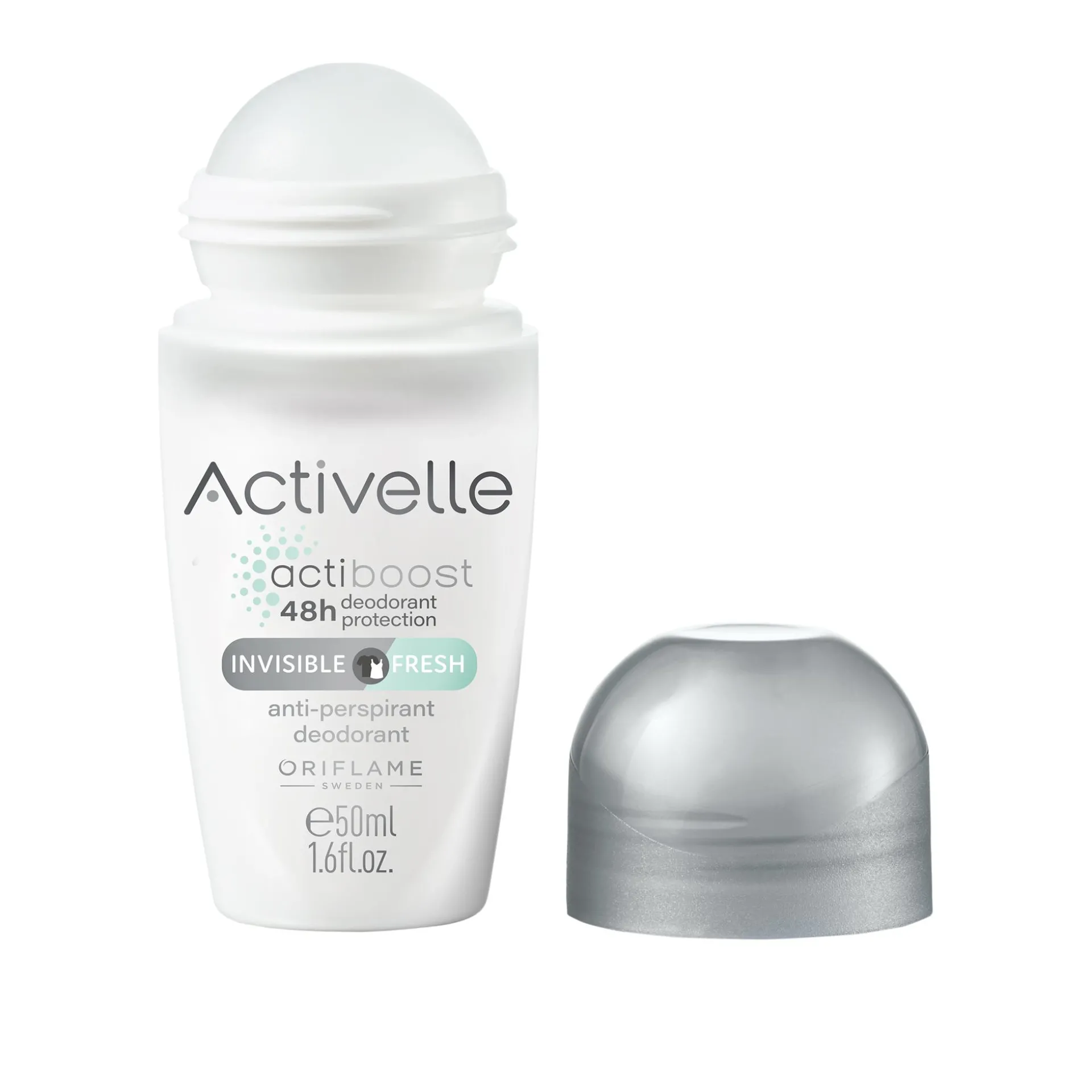 Antyperspiracyjny dezodorant w kulce Activelle Invisible Fresh 50 ml