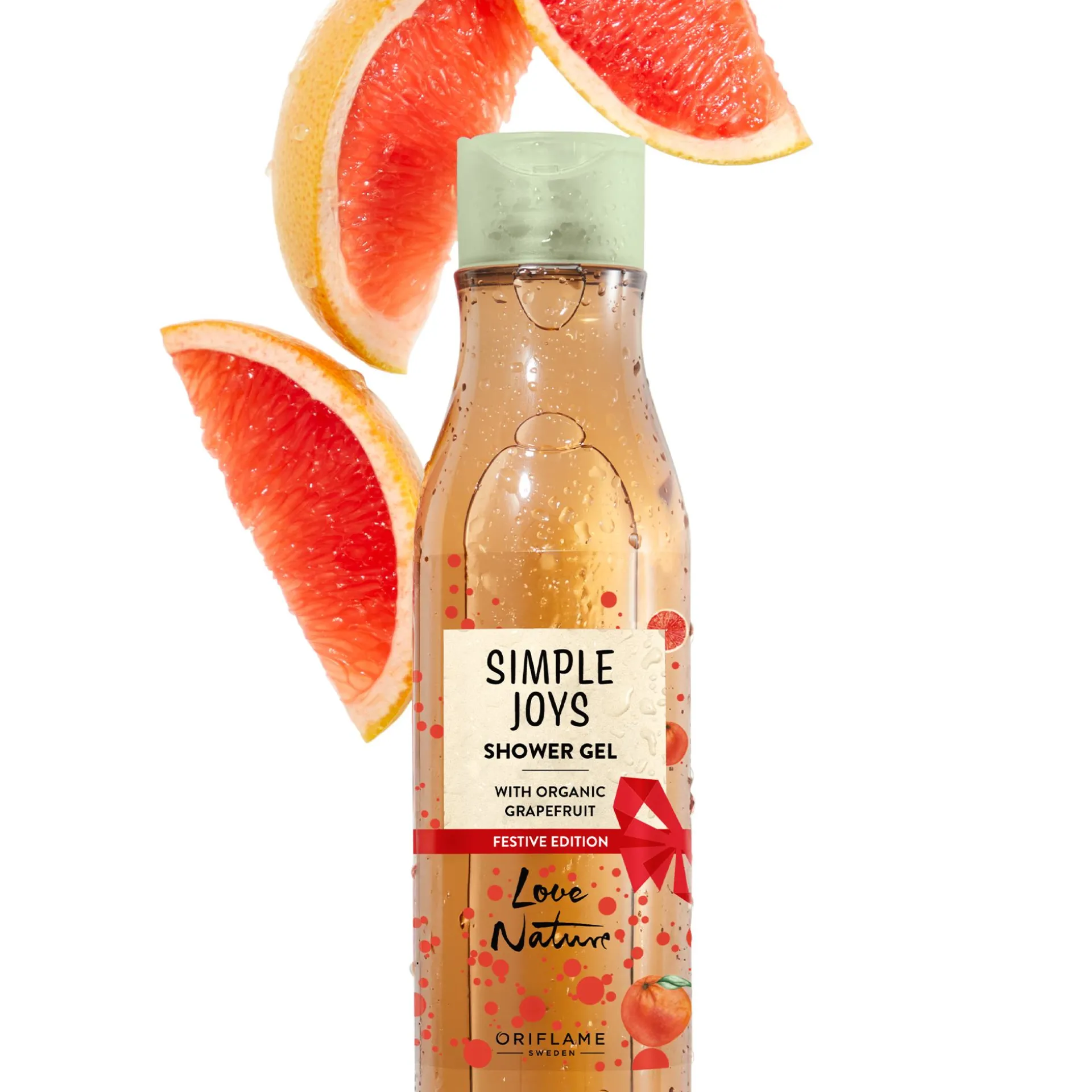 Żel pod prysznic Simple Joys Love Nature z organicznym grejpfrutem - edycja świąteczna 250 ml