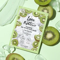Kojąca maseczka Love Nature żel-lód z organicznym kiwi 10 ml