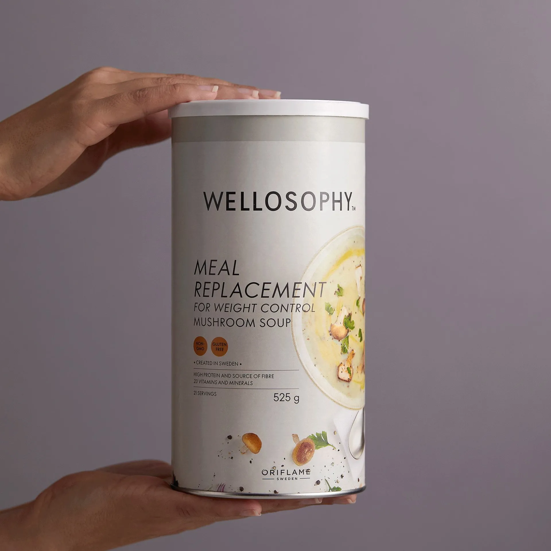 SuperShake Wellosophy do kontroli masy ciała - smak grzybowy 560 g