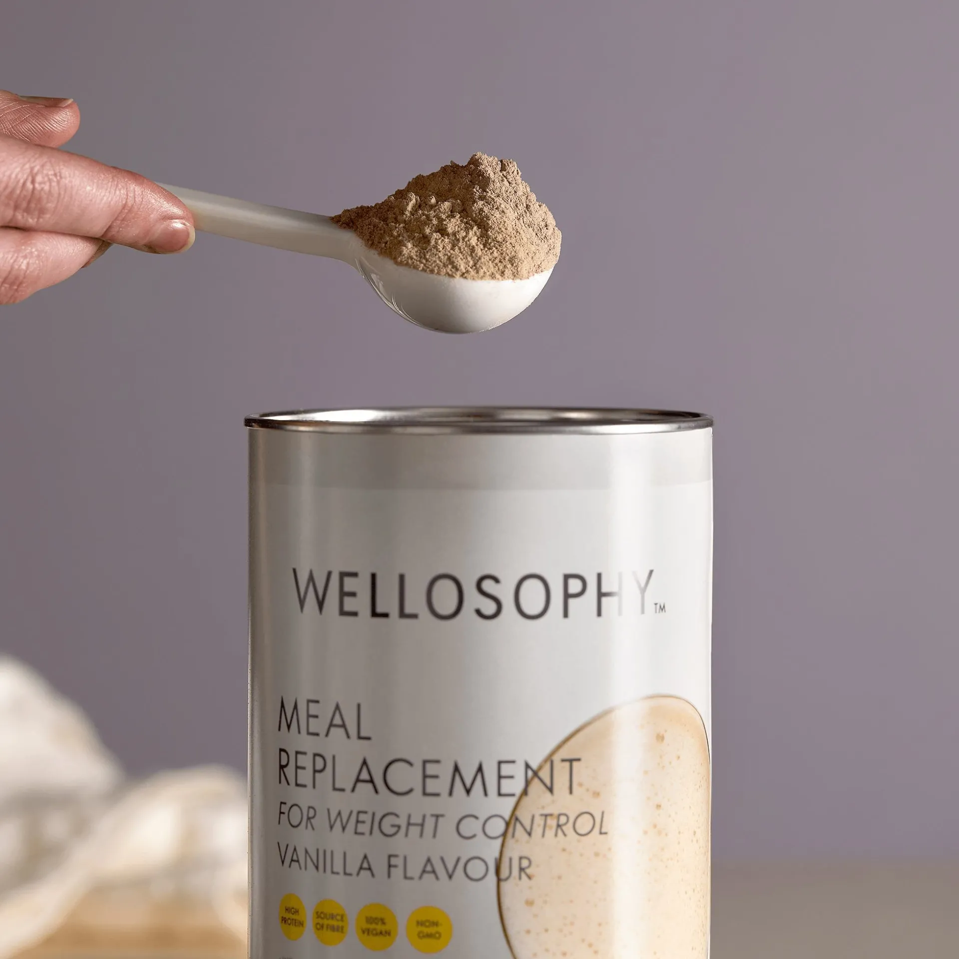SuperShake Wellosophy do kontroli masy ciała - smak waniliowy 525 g